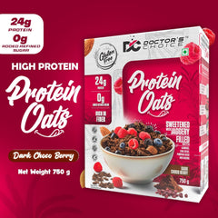 Doctor's Choice High Protein Oats - 750 Gm (Pack of 2 )