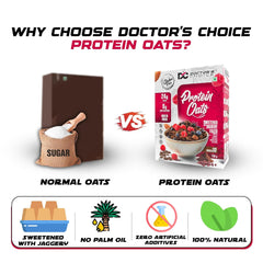 Doctor's Choice High Protein Oats - 750 Gm (Pack of 2 )