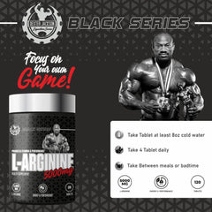 Dexter Jackson Black Series L-Arginine 5000 - 120 Tablets