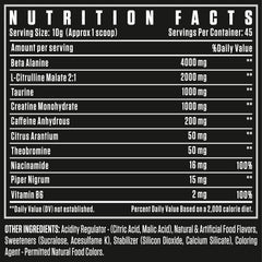 Dexter Jackson Black Series Turbo HP Pre-Workout - 45 Servings