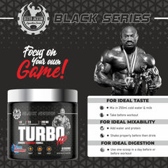 Dexter Jackson Black Series Turbo HP Pre-Workout - 45 Servings