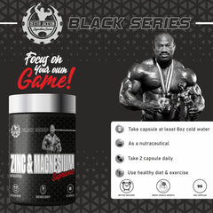 Dexter Jackson Black Series (ZMA ) Zinc Magnesium Supreme - Veg Capsules