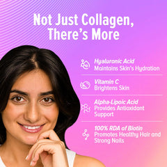 GNC Marine Collagen with Hyaluronic Acid, Biotin & Antioxidants for Women & Men