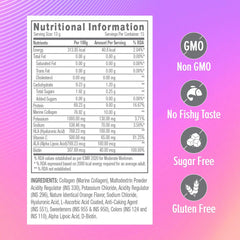 GNC Marine Collagen with Hyaluronic Acid, Biotin & Antioxidants for Women & Men