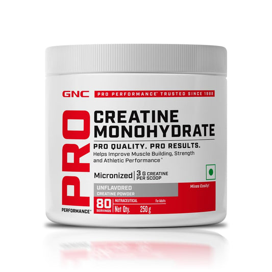 GNC Pro Performance Creatine Monohydrate ,250 Gms -83 Servings