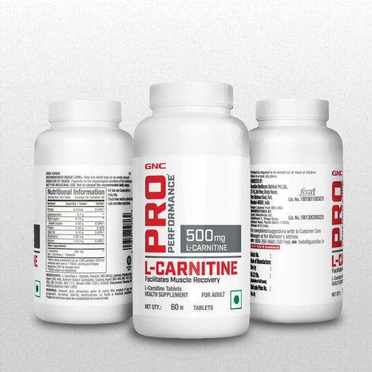 GNC Pro Performance L-Carnitine 500 mg - 60 Tablets