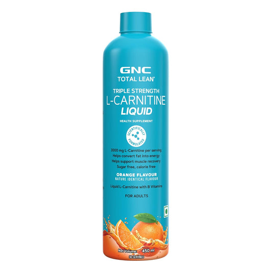GNC Total Lean Triple Strength L-Carnitine Liquid 3000 mg - 30 Servings