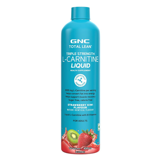 GNC Total Lean Triple Strength L-Carnitine Liquid 3000 mg - 30 Servings