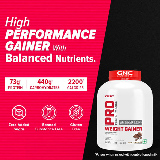 GNC Pro Performance Weight Gainer -3 kg (6.6 Lbs )