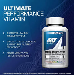 GAT Mens Multi+ Test - 60 Tablets