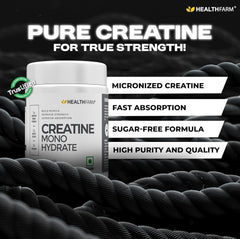 Healthfarm Creatine Monohydrate Powder - 100 gm Unflavoured
