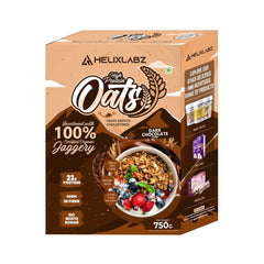 HelixLabz High Protein Oats 750 Gm - Dark Chocolate