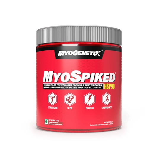 Myogenetix Myospiked, High Voltage Pre workout - 45 servings