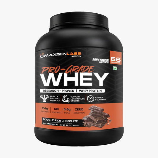 Maxgenlabs Pro-Grade Whey Protein 2kg (4.4Lbs)