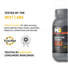 MuscleBlaze Biozyme Performance Whey Protein PR - 2.2 Lbs
