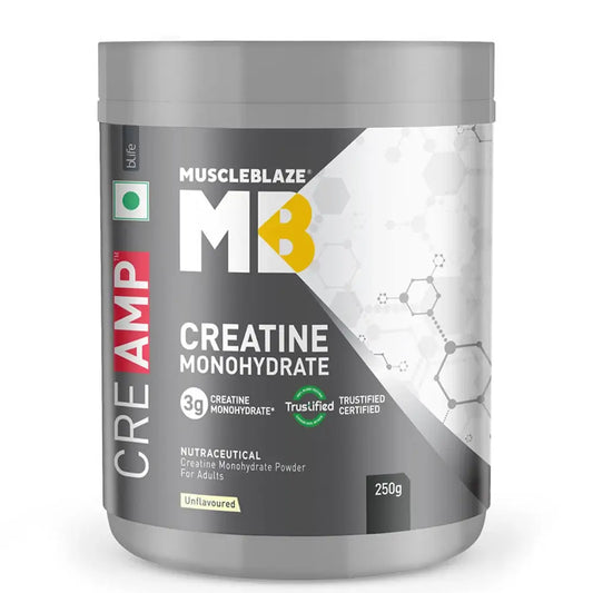 MuscleBlaze Creatine Monohydrate CreAMP, 250 Gm - 83 Servings