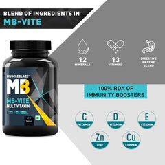 MuscleBlaze MB-VITE Daily Multivitamin - 60 Tablet
