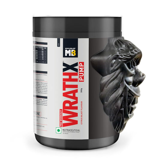 MuscleBlaze WrathX Pump Pre Workout - 30 Servings