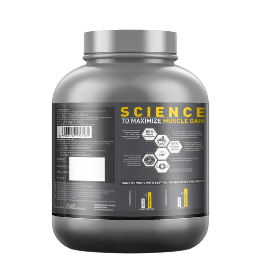 MuscleBlaze Biozyme Performance Whey - 4.4 Lbs (2Kg)