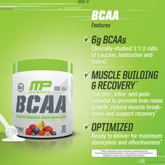 MusclePharm Essentials BCAA Powder - 30 Servings