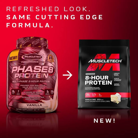 MuscleTech Performance Series 8 Hour Protein - 4.6 Lbs