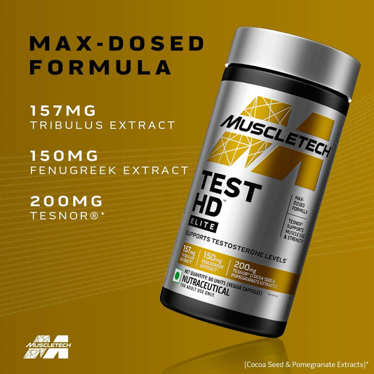 MuscleTech Test HD Elite - 60 Capsules