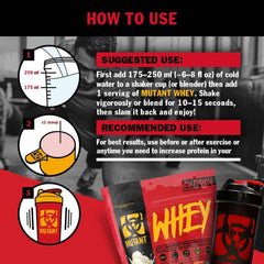 Mutant Whey 2.27 Kg (5 Lbs)