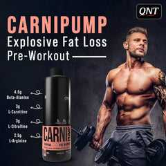 QNT Carni-Pump Ripping Pre-Workout Liquid -50 Servings