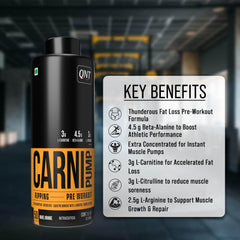 QNT Carni-Pump Ripping Pre-Workout Liquid -50 Servings