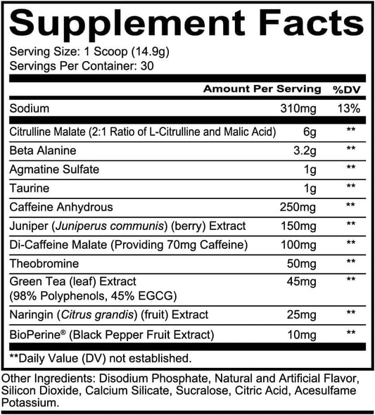 Redcon1 Total War Pre Workout - 30 Servings