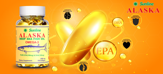Sunline Alaska Deep Sea Fish Oil Omega 3- 100 Softgel
