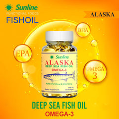 Sunline Alaska Deep Sea Fish Oil Omega 3- 100 Softgel
