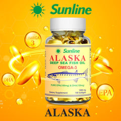 Sunline Alaska Deep Sea Fish Oil Omega 3- 100 Softgel
