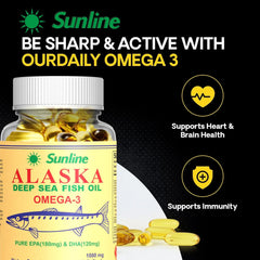 Sunline Alaska Deep Sea Fish Oil Omega 3- 100 Softgel
