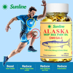 Sunline Alaska Deep Sea Fish Oil Omega 3- 100 Softgel