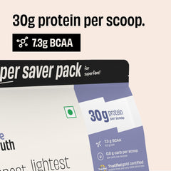 The Whole Truth 30g Whey Protein Isolate Super Saver Pack - 2 kg (4.4 Lbs)