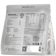 Wellbeing Nutrition Whey Protein Concentrate - 1 kg Unflavoured