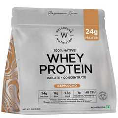 Wellbeing Nutrition Clean Whey Protein Isolate & Concentrate -1Kg