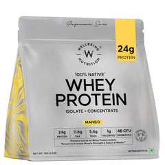 Wellbeing Nutrition Clean Whey Protein Isolate & Concentrate -1Kg