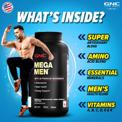 GNC Mega Men Sport Multivitamin - 120 Tablets