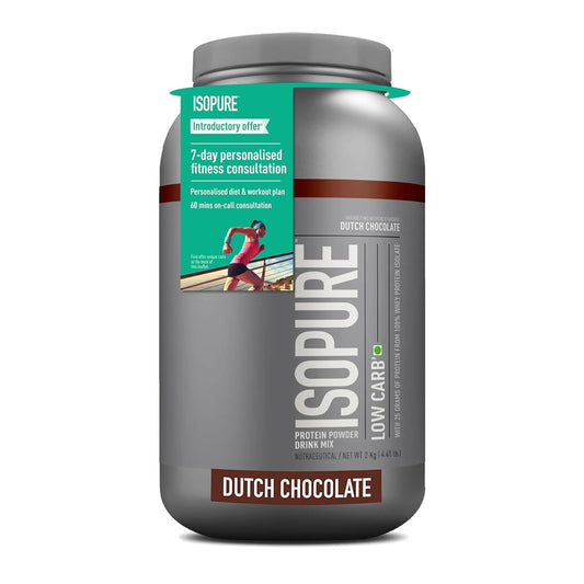 Isopure Whey Protein Isolate Powder - 2kg + Optimum Nutrition Micronised Creatine Powder - 250 gm