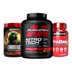 MuscleTech Nitro-Tech Performance Series Whey Protein Complete Muscle Gaining Stacks