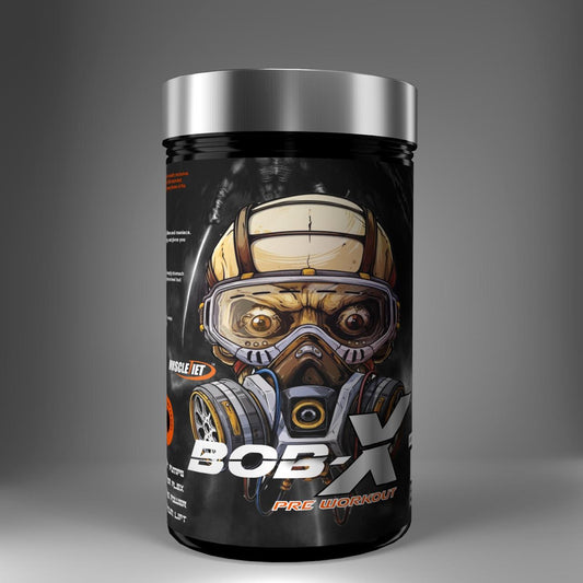 Muscle Diet BOB -X Hard-Hitting Energy Pre Workout  - 40 Servings  ( Free Temperature Bottle )