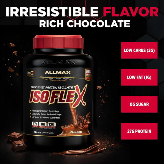 Allmax Isoflex Pure Protein Isolate -5 Lbs | 75 Servings