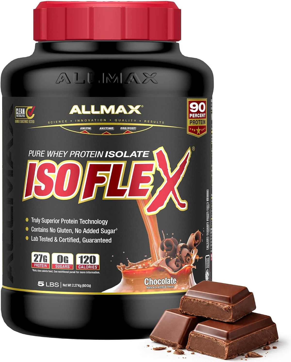 Allmax Isoflex Pure Protein Isolate -5 Lbs | 75 Servings