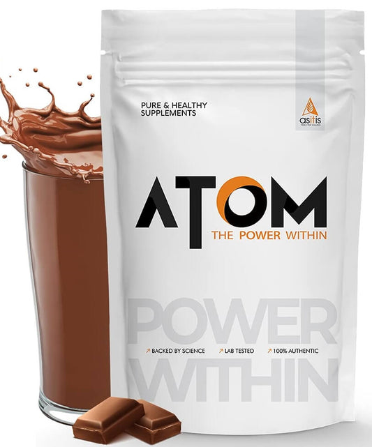 AS-IT-IS Atom Whey Protein with Digestive Enzymes - 4.4 Lbs (2 kg )