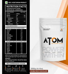 AS-IT-IS Atom Whey Protein with Digestive Enzymes - 4.4 Lbs (2 kg )