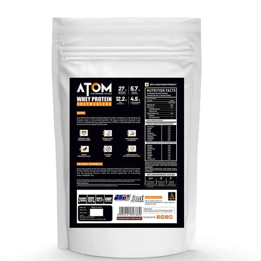 AS-IT-IS Atom Whey Protein with Digestive Enzymes - 1 Kg