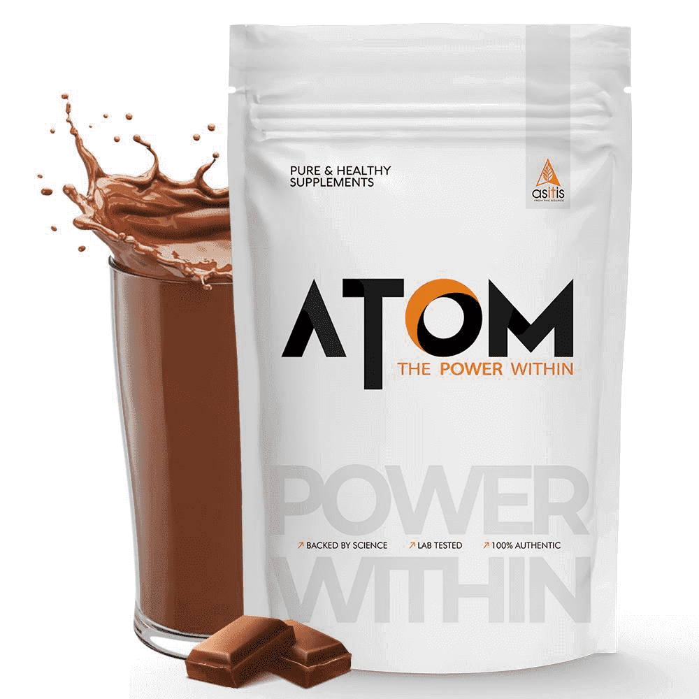 AS-IT-IS Atom Whey Protein with Digestive Enzymes - 1 Kg