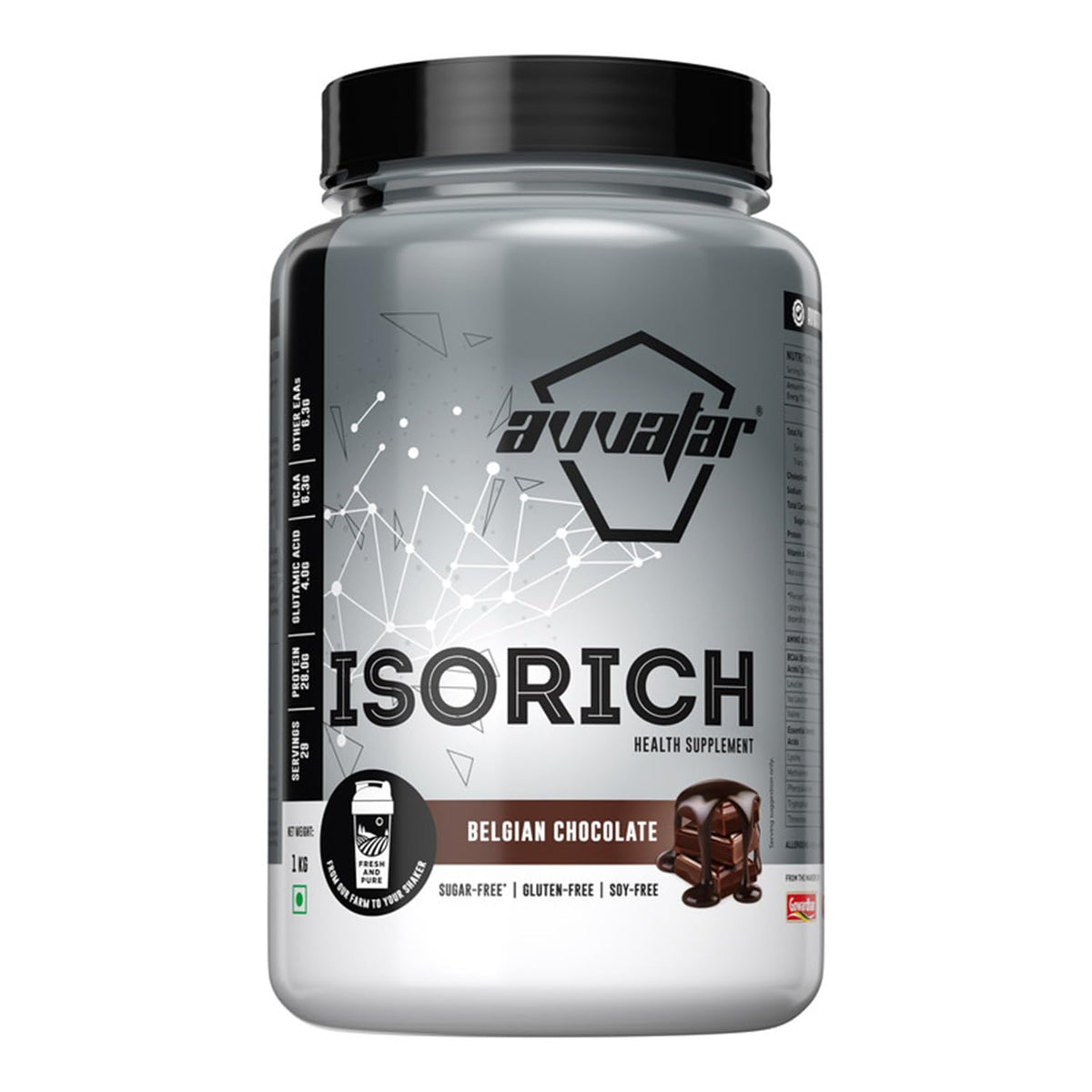 Avvatar Isorich Whey Protein Isolate 1 kg